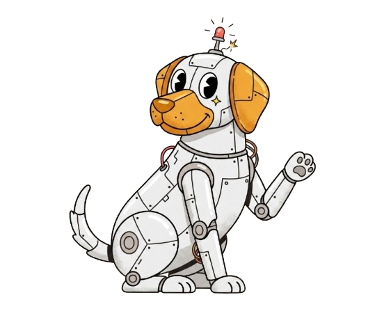 Robot Dog Mascot